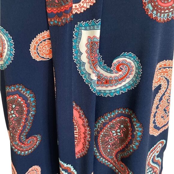 LIZ Claiborne Sleeveless Paisley Print Blouse Size M - Picture 5 of 11
